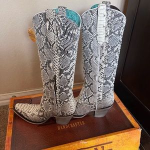 New with tags!  Corral Python Boots. Never worn